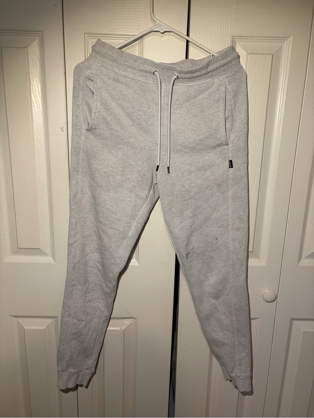 Light Gray Women's Jogger Sweatpants with Drawstring